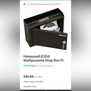 Honeywell Multipurpose Metal Drop Box